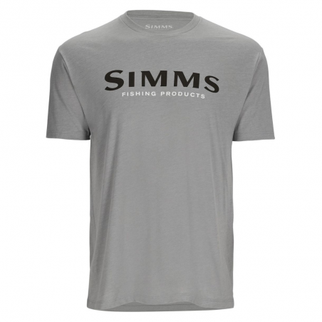 Simms Logo T-shirt Cinder Heather