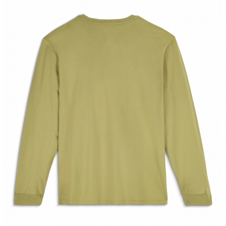 Men's Simms Logo LS Shirt Tent Green
