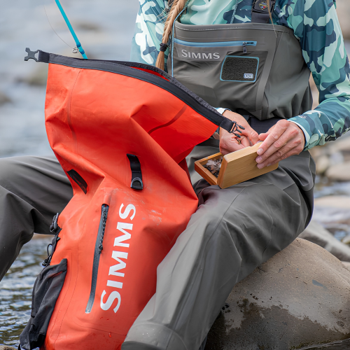 Dry Creek Rolltop Backpack Simms Orange