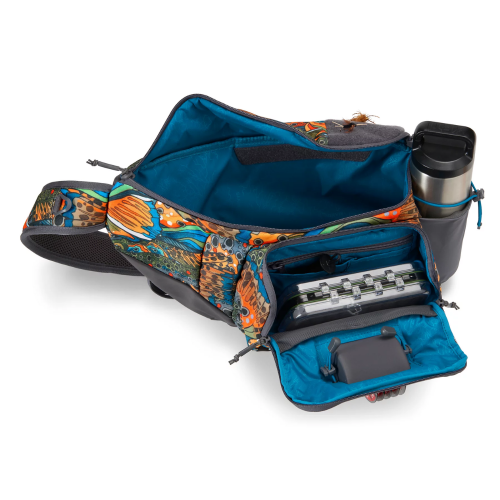 Orvis Sling Pack Fish unbound brown