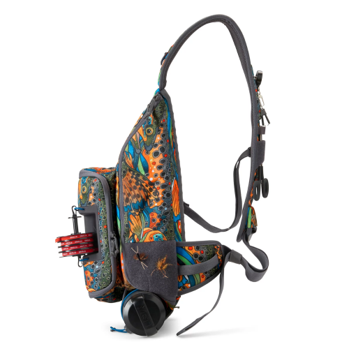 Orvis Sling Pack Fish unbound brown