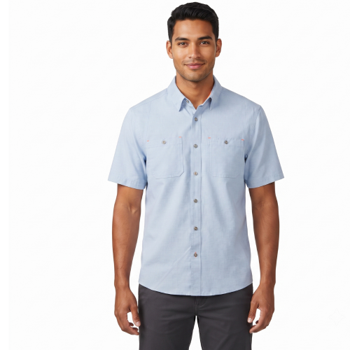M's Tech Chambray SS Work Shirt