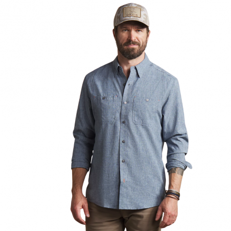 M’s Tech Chambray Long-Sleeve Work Shirt