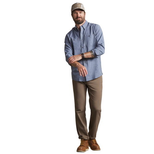 M’s Tech Chambray Long-Sleeve Work Shirt