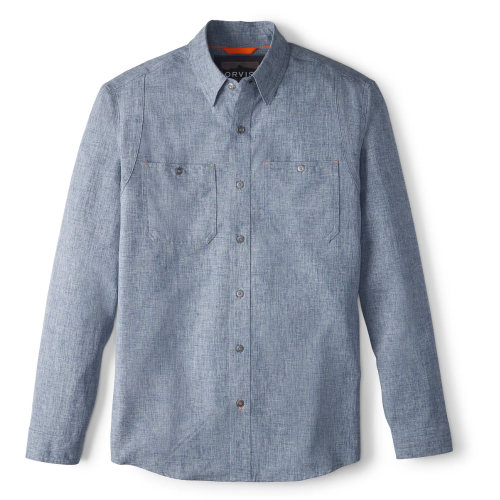 M’s Tech Chambray Long-Sleeve Work Shirt