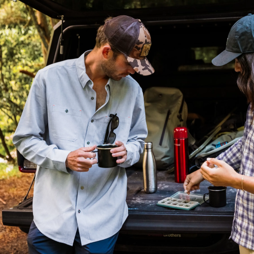 M’s Tech Chambray Long-Sleeve Work Shirt