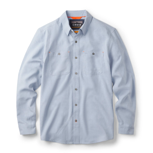 M’s Tech Chambray Long-Sleeve Work Shirt