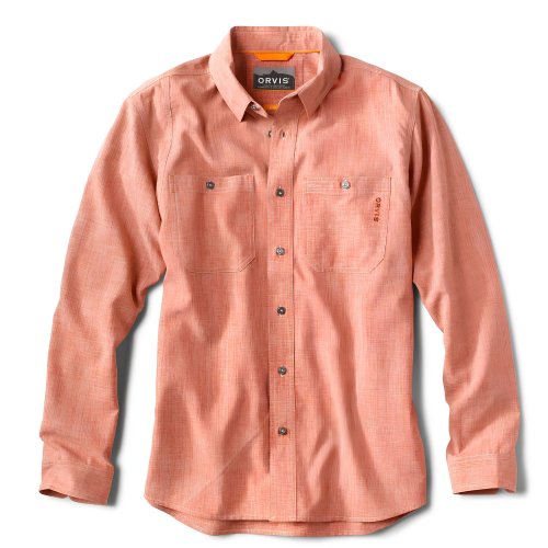 M’s Tech Chambray LS Work Shirt salmon