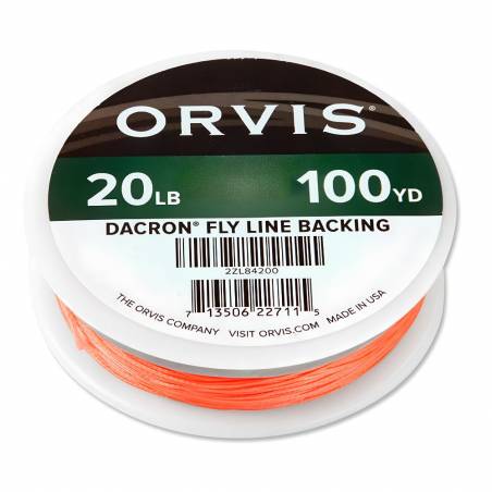 Backing Orvis Dacron 180m orange