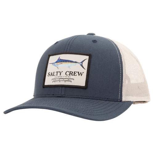 Marlin Mount Retro Trucker Navy Silver
