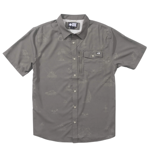 Helmsman UV Button Up Olive