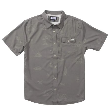 Helmsman UV Button Up Olive