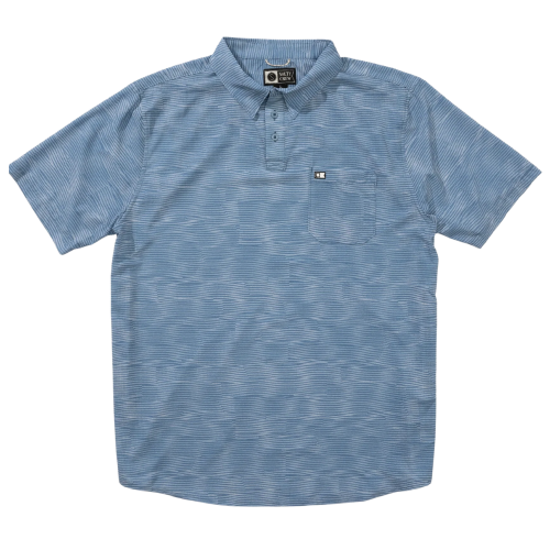 Breezer Perforated Polo Pilot Blue