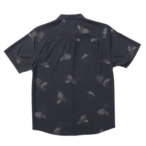Breezer Perforated Button Up Charcoal