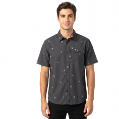 Flagship UV Button Up Black