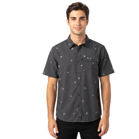 Flagship UV Button Up Black