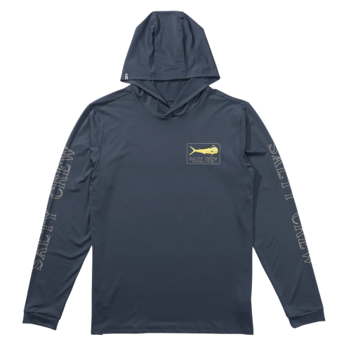 Golden Mahi Hood Sunshirt Blue Fin