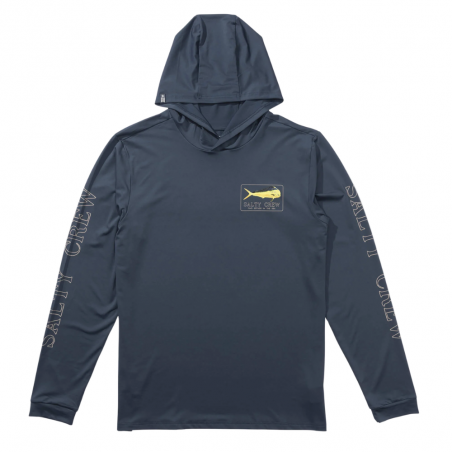 Golden Mahi Hood Sunshirt Blue Fin