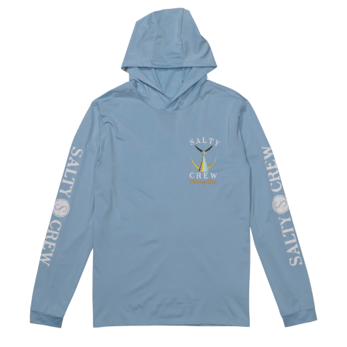 Tailed Hood Sunshirt Blue