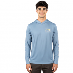 Tailed Hood Sunshirt Blue