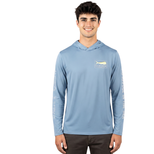 Tailed Hood Sunshirt Blue