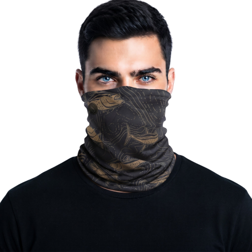 Mariner Lite Neck Gaiter - Navy Gold