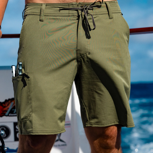 Transom Tech Short - Dusty Olive