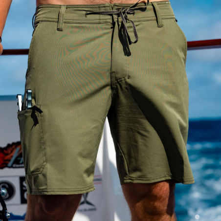Transom Tech Short - Dusty Olive