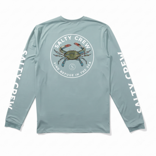 Blue Crabber L/S Sunshirt Mackerel