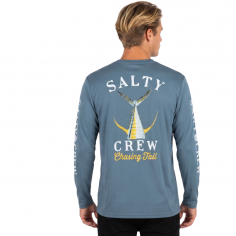 Tailed L/S Tech Tee Rashguard Pilot Blue