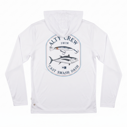Surface Hooded Sunshirt White