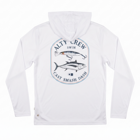 Surface Hooded Sunshirt White