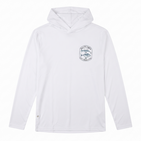 Surface Hooded Sunshirt White