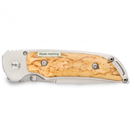 MFK Curly Birch Folding Knife