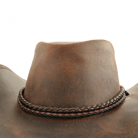 Leather Hat TRAPPER