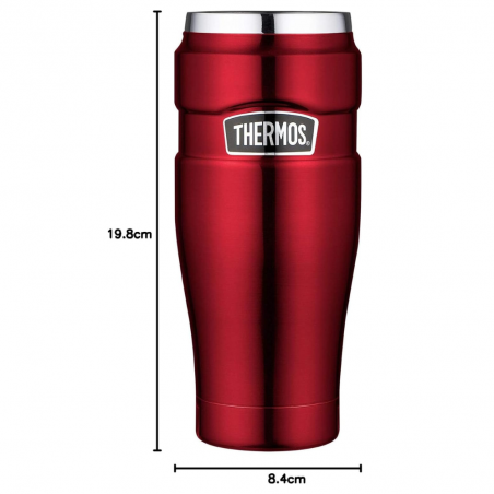 Termo de Acero Inoxidable 470ml Red