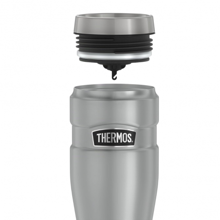 Termo de Acero Inoxidable 470ml Plata