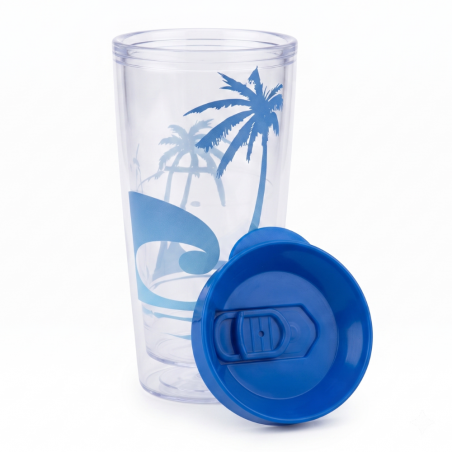 Vaso Térmico de Doble Pared Costa Azul