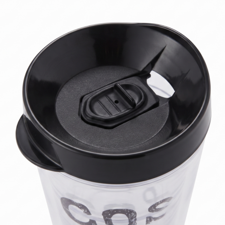 Vaso Térmico de Doble Pared Costa Negro