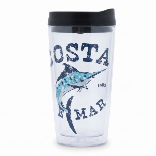 Vaso Térmico de Doble Pared Costa Negro
