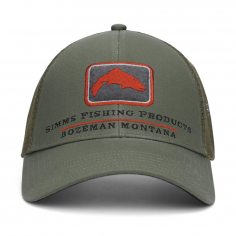 Trout Icon Trucker Smokey Olive