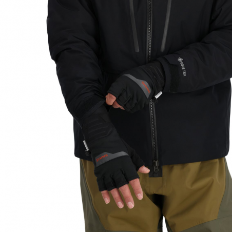Windstopper Half-Finger Glove Black