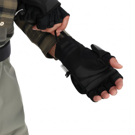 Windstopper Foldover Mitt Black
