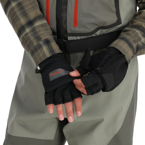 Windstopper Foldover Mitt Black
