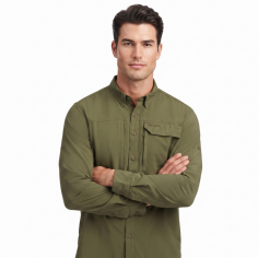 Simms M's UPF Guide Fishing Shirt Loden