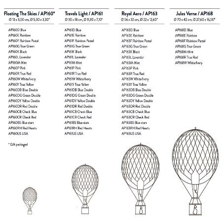 Medidas Globos Authentic Models