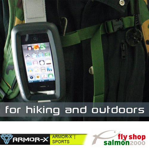 Carcasa iPhone impermeable ARMOR-X MX-110 con mosquetón para deportes outdoor 