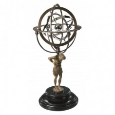 Globe Armillar Atlas Siglo XVIII